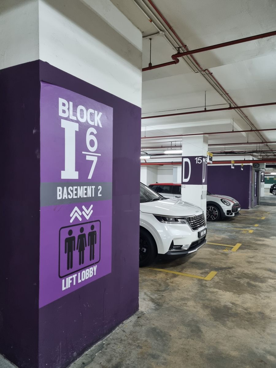 Basement 2 lift lobby, Block I 6/7